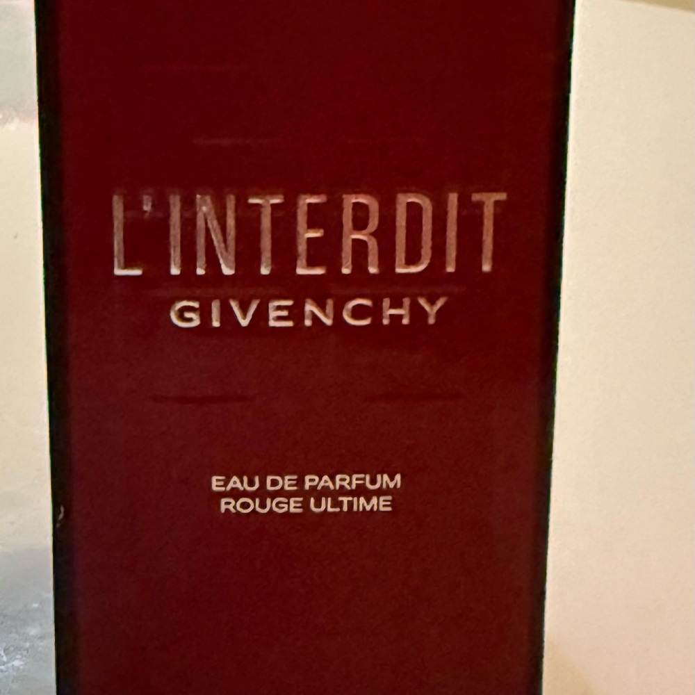 Givenchy L'Interdit Rouge Ultime Eau de Parfum.Barely used. From shoppers.